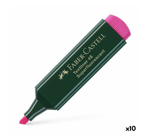 Highlighter Faber-Castell TEXTLINER 48 Fuchsia (10 Units)