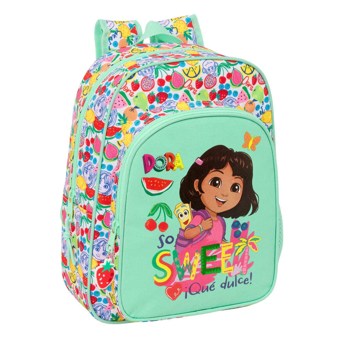School Bag Dora Turquoise 26 x 34 x 11 cm