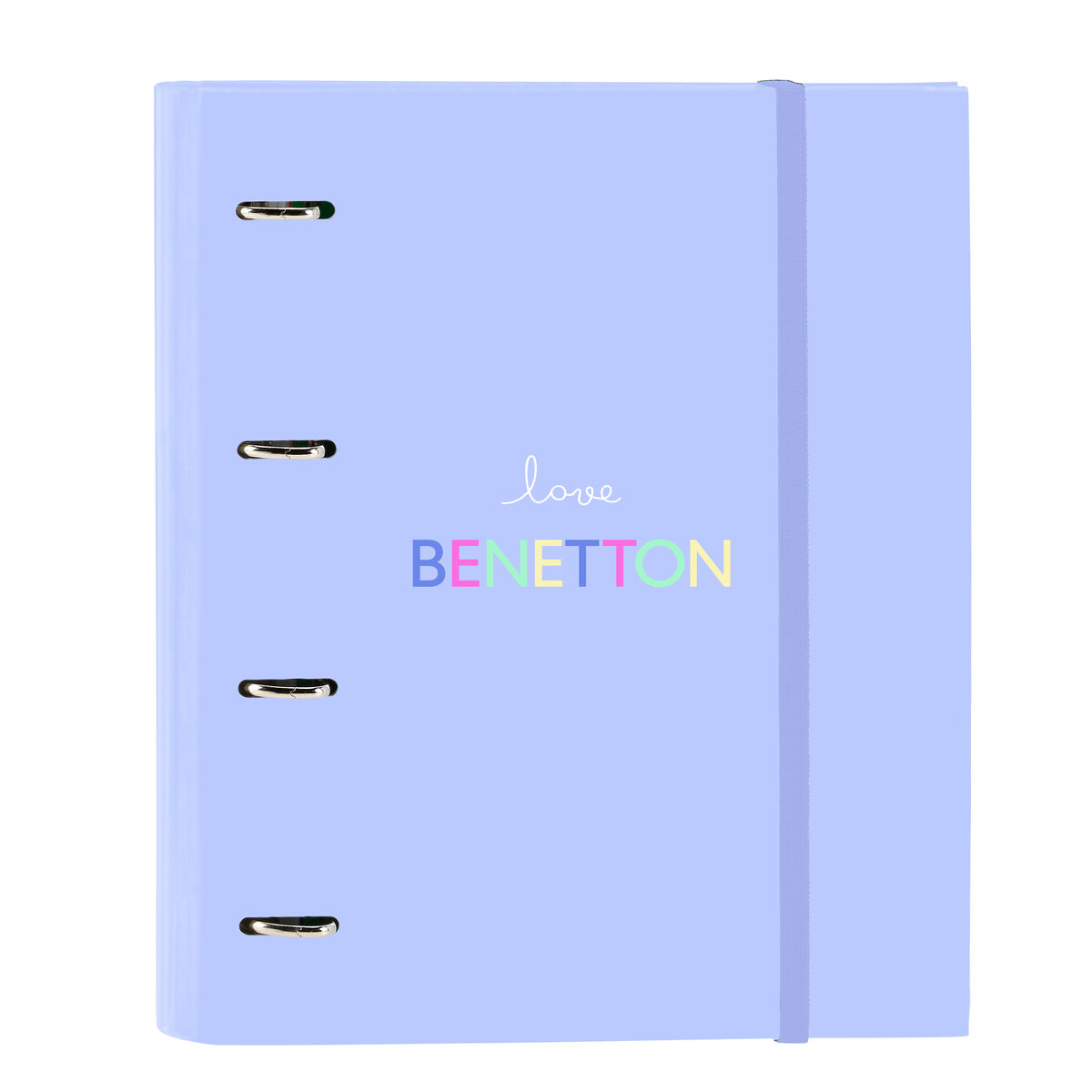 Ring binder Benetton Lila Lilac 27 x 32 x 3.5 cm