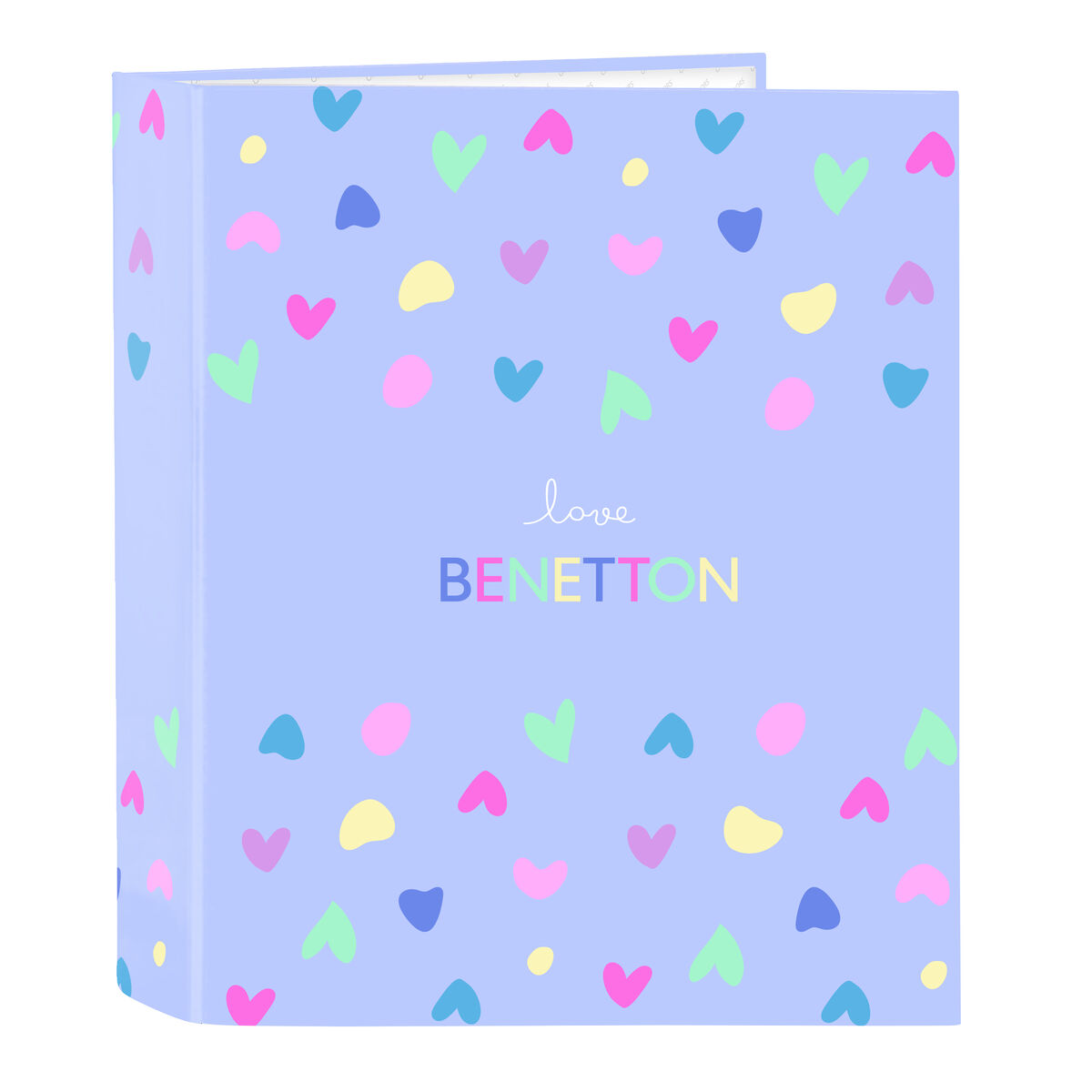 Ring binder Benetton Lila Lilac A4 27 x 33 x 6 cm