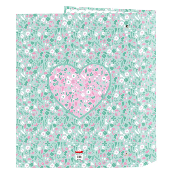 Ring binder Safta Cuore Mint A4 27 x 33 x 6 cm