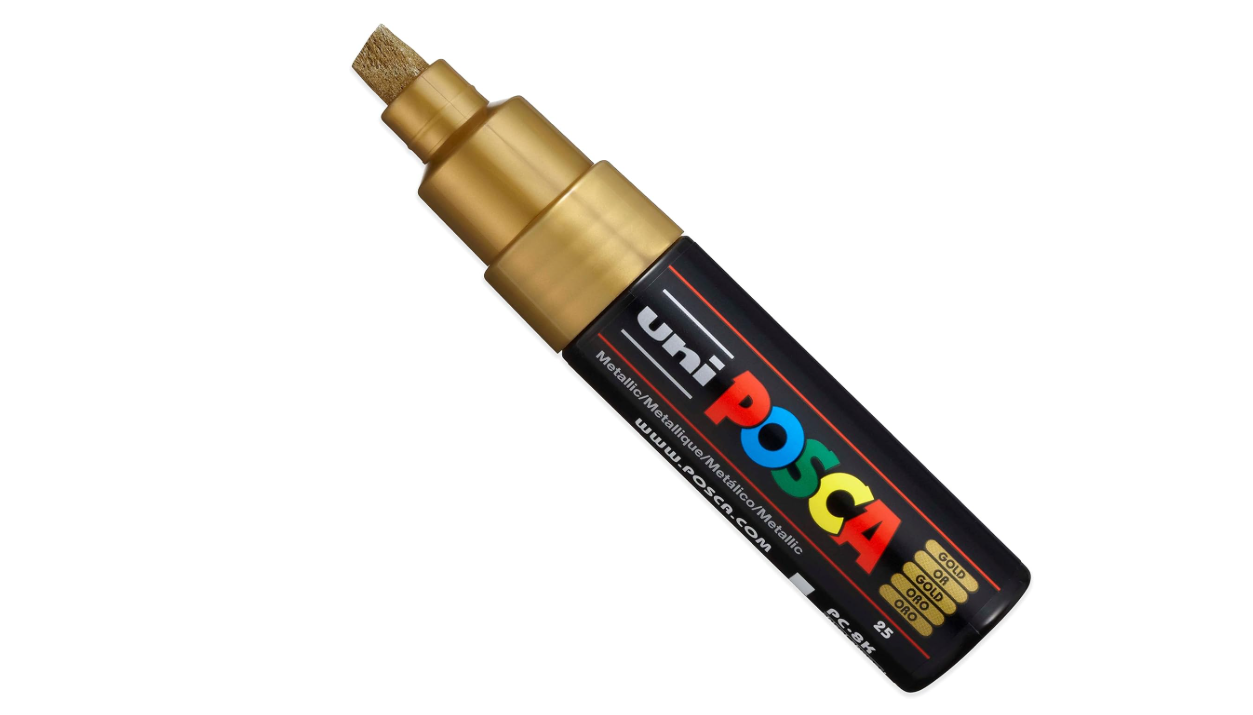 felt-tip pens POSCA PC-8K Golden 6 Units