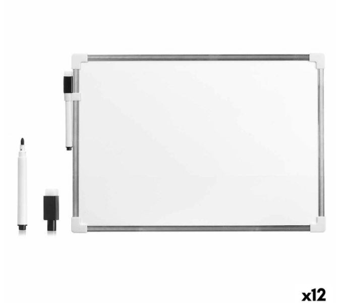 Magnetic Board with Marker Pincello 422 White Aluminium