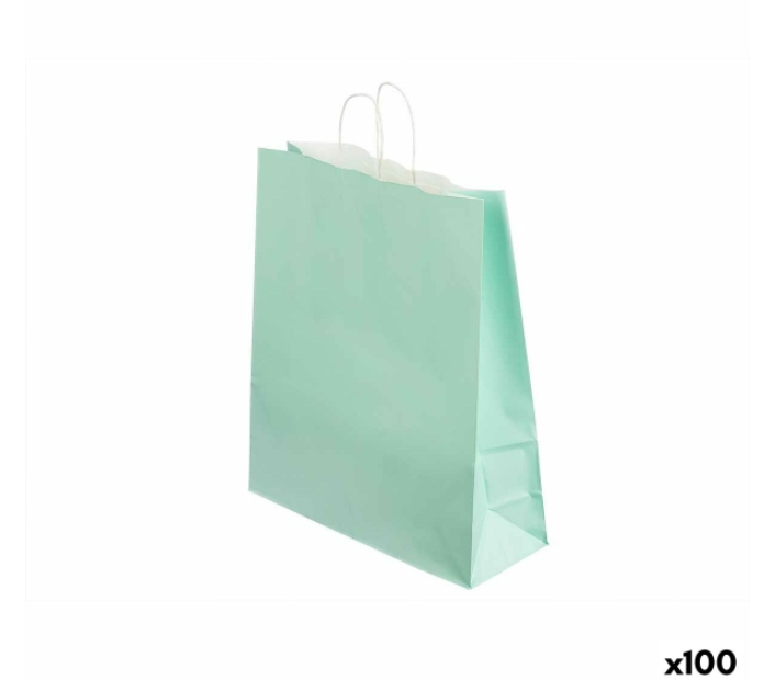 Paper Bag Pincello 34069 Green 32 X 12 X 50 cm (100 Units)