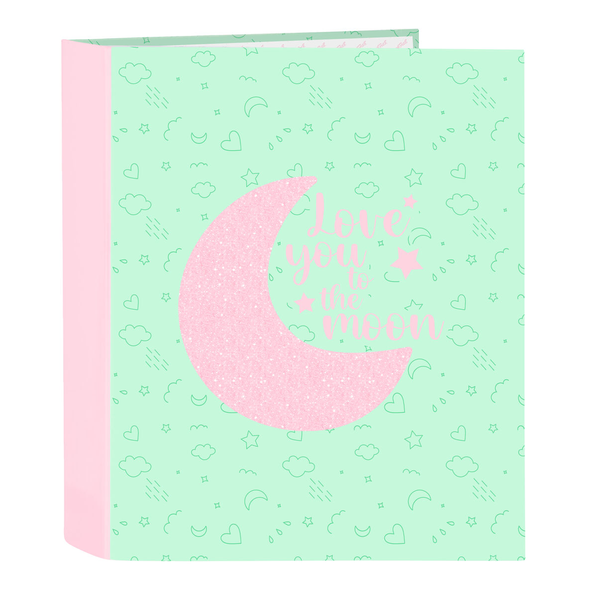 Ring binder BlackFit8 Moon Green A4 27 x 33 x 6 cm